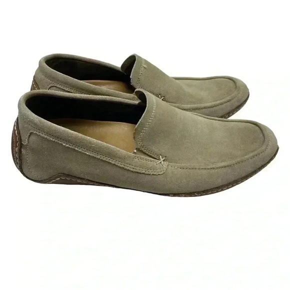 Cole Haan Nike air driving loafer moccasin slip on suede rubber sole - Picture 1 of 9